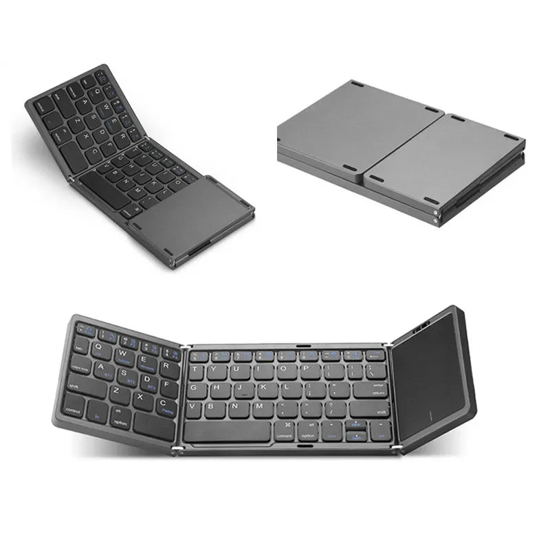 Foldable Bluetooth Keyboard With Touchpad
