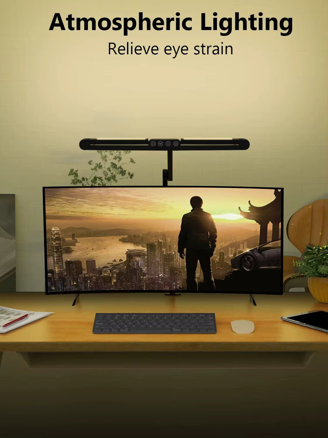 Remote Control Multi-Head Clamp Lamp