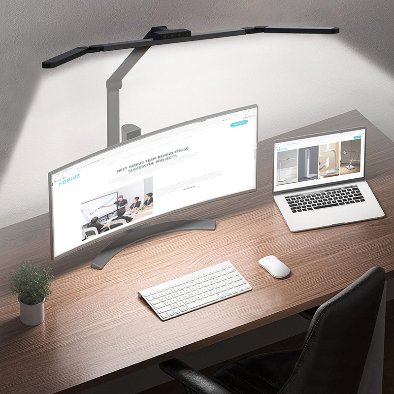 Remote Control Multi-Head Clamp Lamp