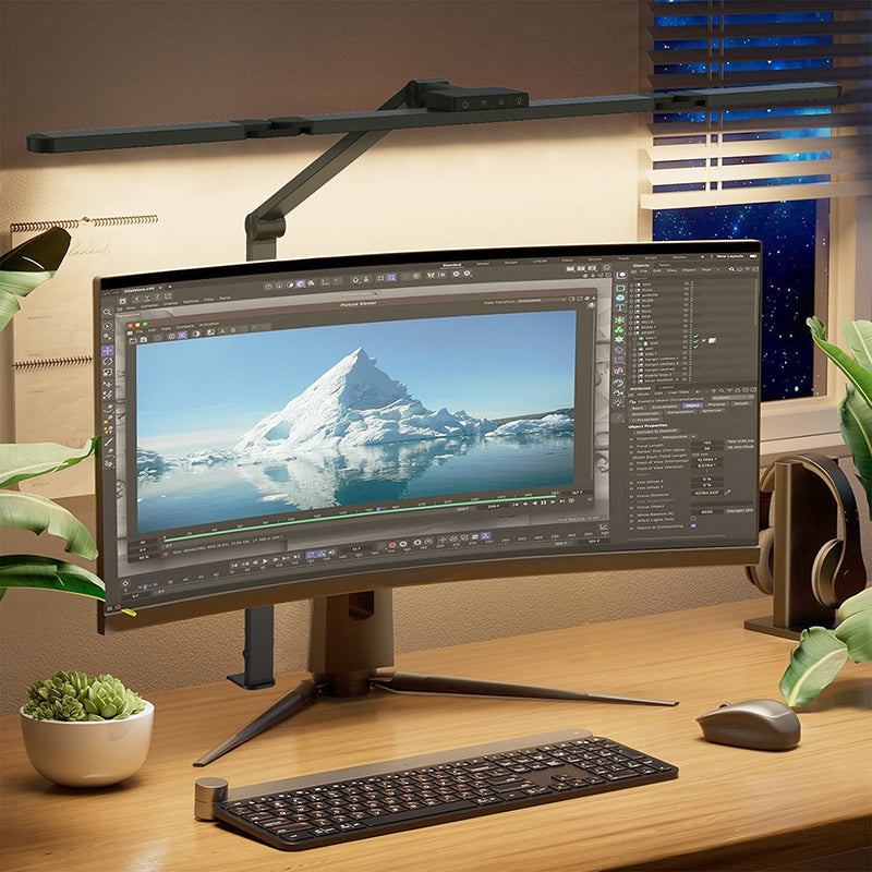 Remote Control Multi-Head Clamp Lamp