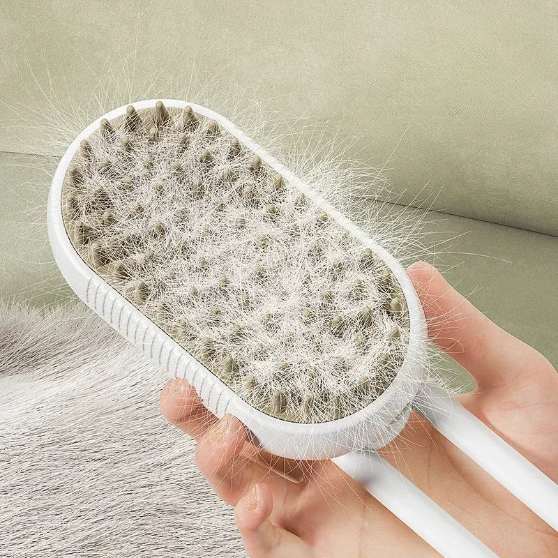 Upgraded Pet Grooming Comb & Steam Hair Remover for Dogs & Cats