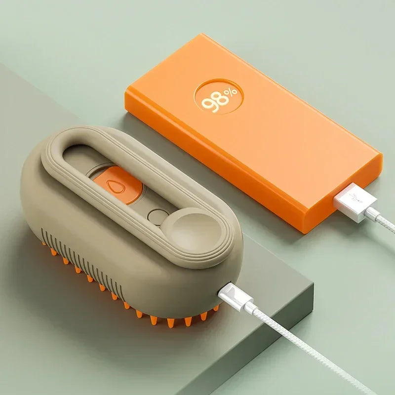 Upgraded Pet Grooming Comb & Steam Hair Remover for Dogs & Cats