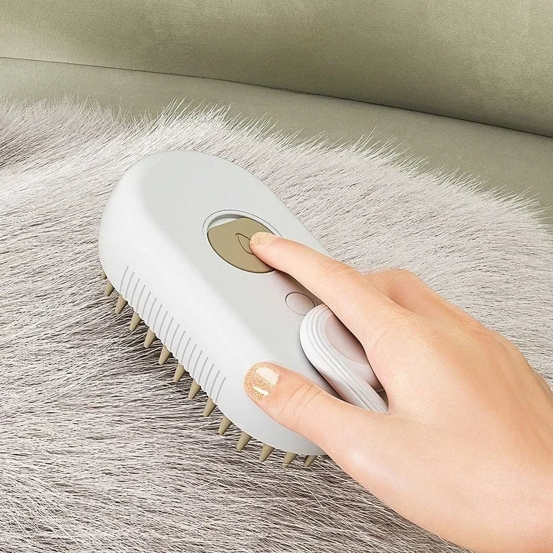Upgraded Pet Grooming Comb & Steam Hair Remover for Dogs & Cats