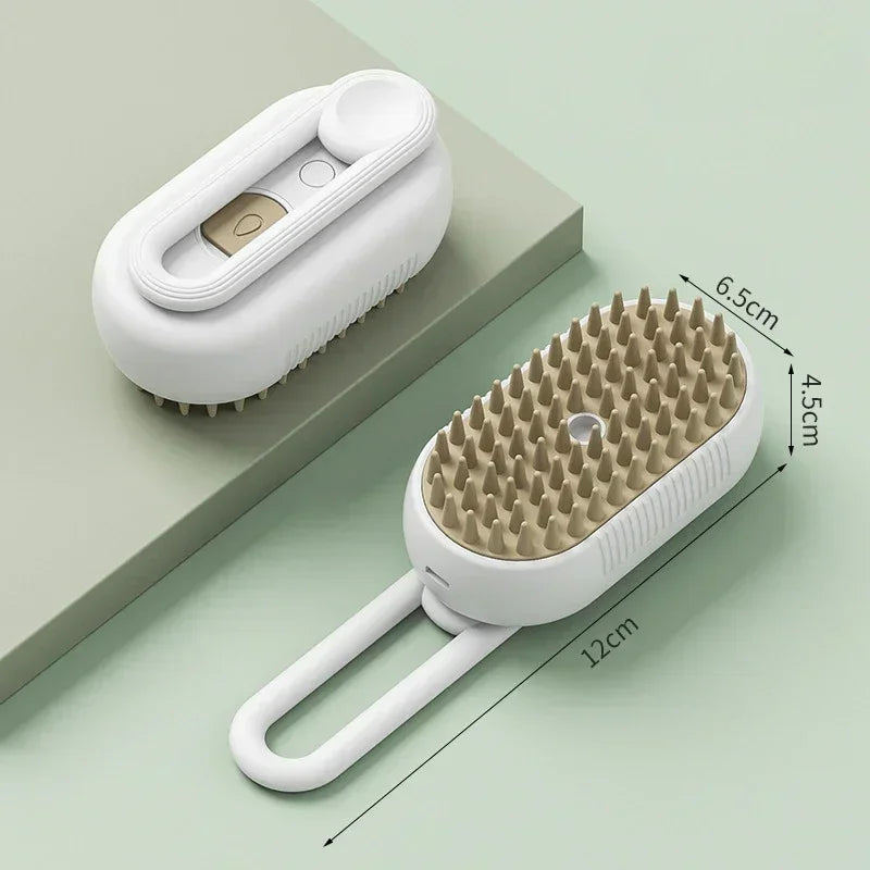 Upgraded Pet Grooming Comb & Steam Hair Remover for Dogs & Cats