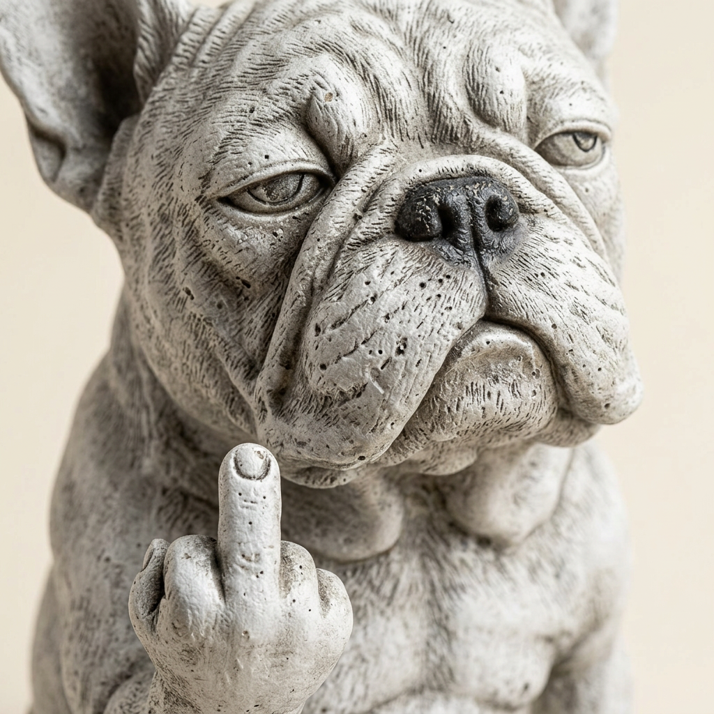 Bad Boy Bulldog Planter