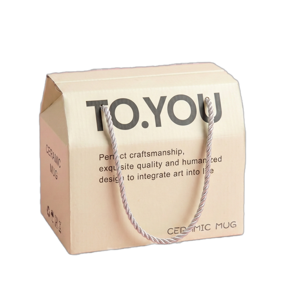 TO.YOU pastel-pink branded gift box for the Melting Cake Mug