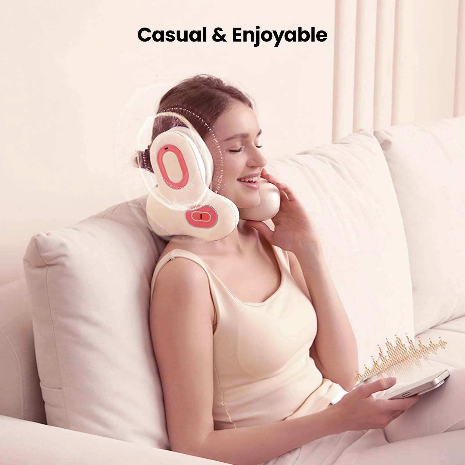 Haglyn™ Wireless Massage-Therapy Headset