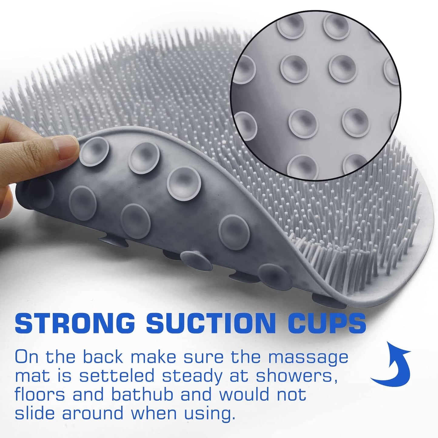 2026 Viral - Wall-Mounted Foot & Back Shower Scrubber