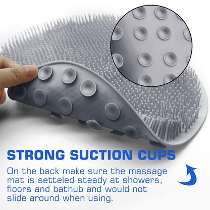 2026 Viral - Wall-Mounted Foot & Back Shower Scrubber