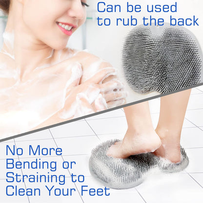2026 Viral - Wall-Mounted Foot & Back Shower Scrubber