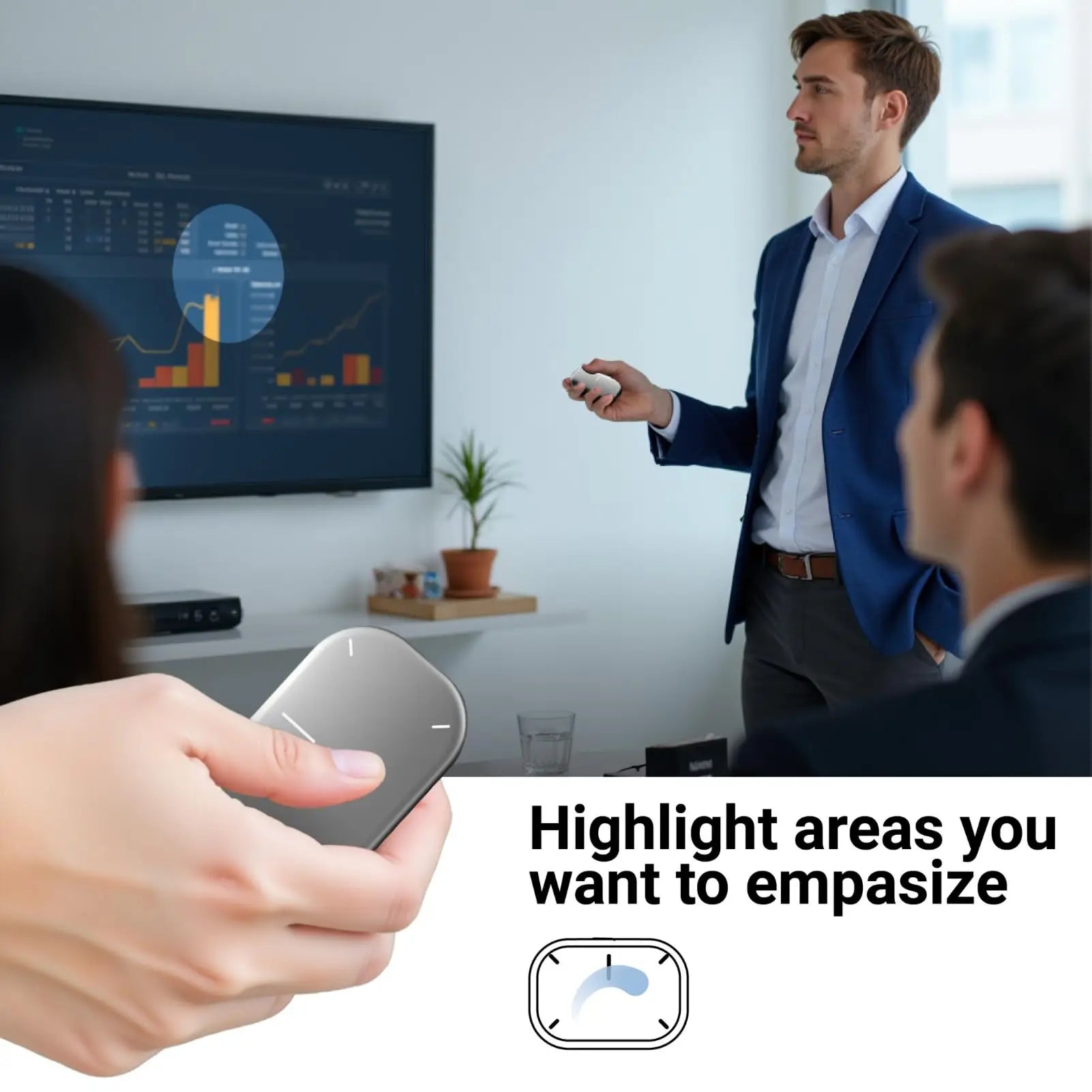 Cheerdots 2-in-1 Wireless Air Mouse & Touchpad with ChatGPT Integration