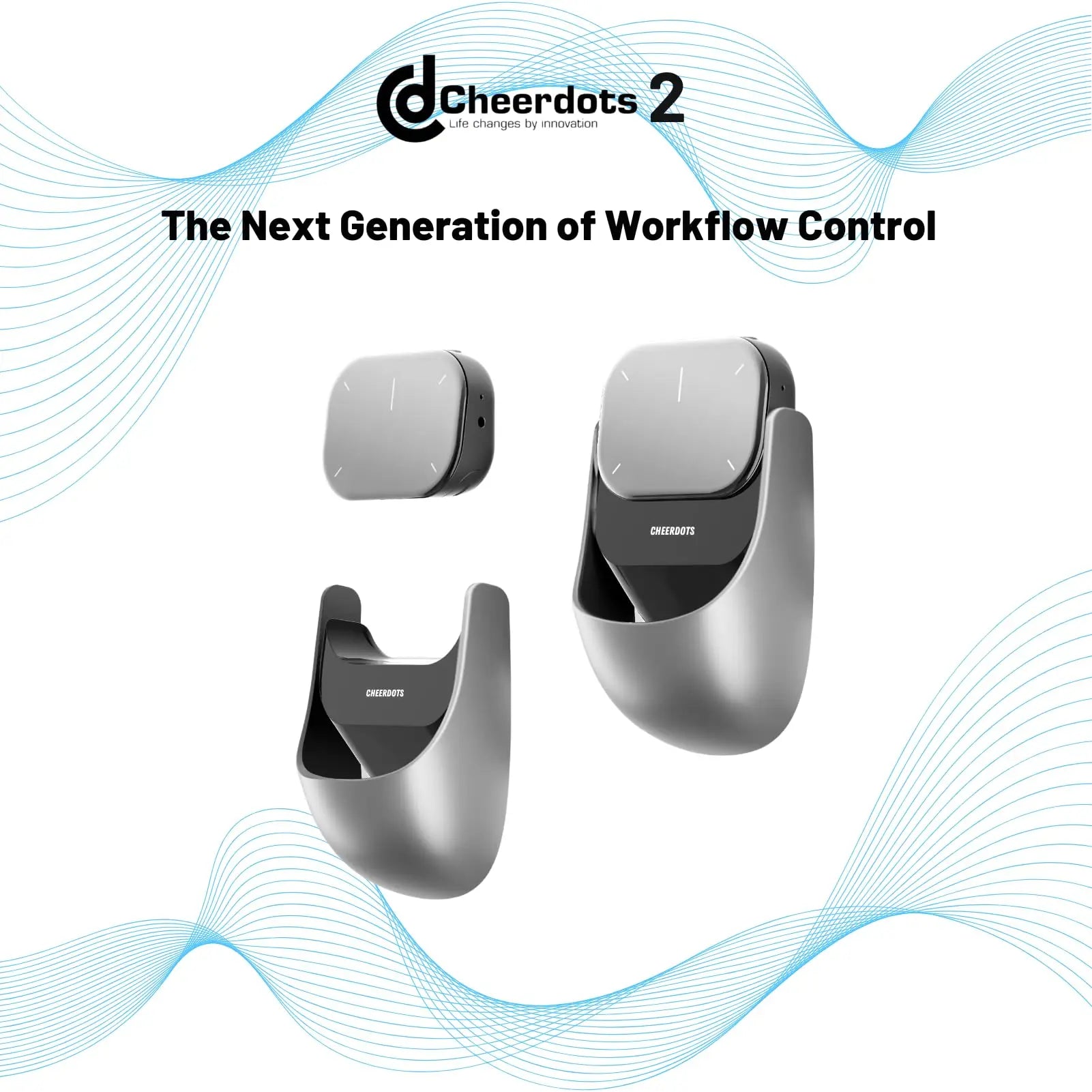 Cheerdots 2-in-1 Wireless Air Mouse & Touchpad with ChatGPT Integration